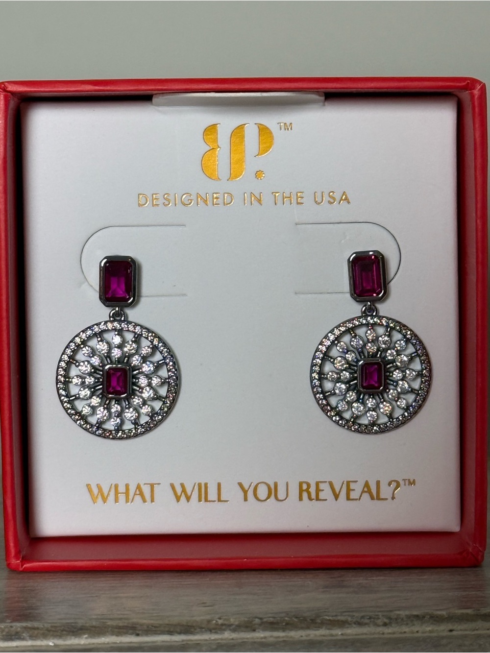 Bomb Party 2026 July Earrings “The Elizabeth Earrings” Brand New!